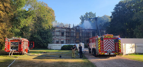 Brand in kasteel Boekenbergpark onder controle