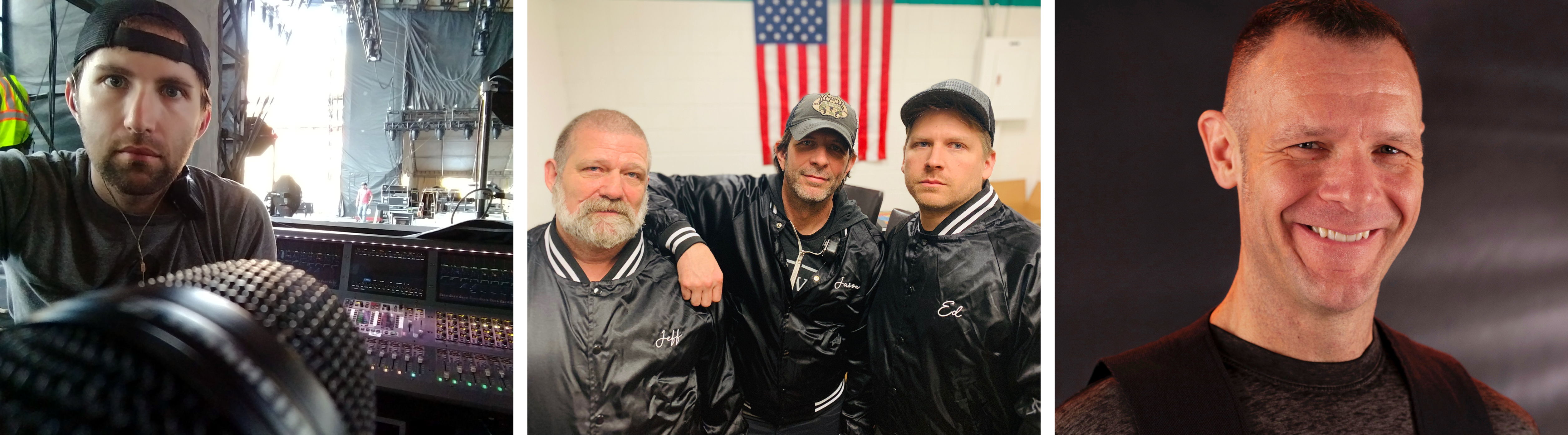 Panellists in the Crew Call: Brad Baisley, Jeff Parsons, Jason Herndon, Ed Hardin and Tracy Broussard (from left to right)