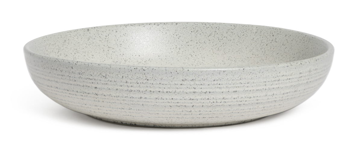 Habitat Nurture Textured Ripple Pasta Bowl - Ivory