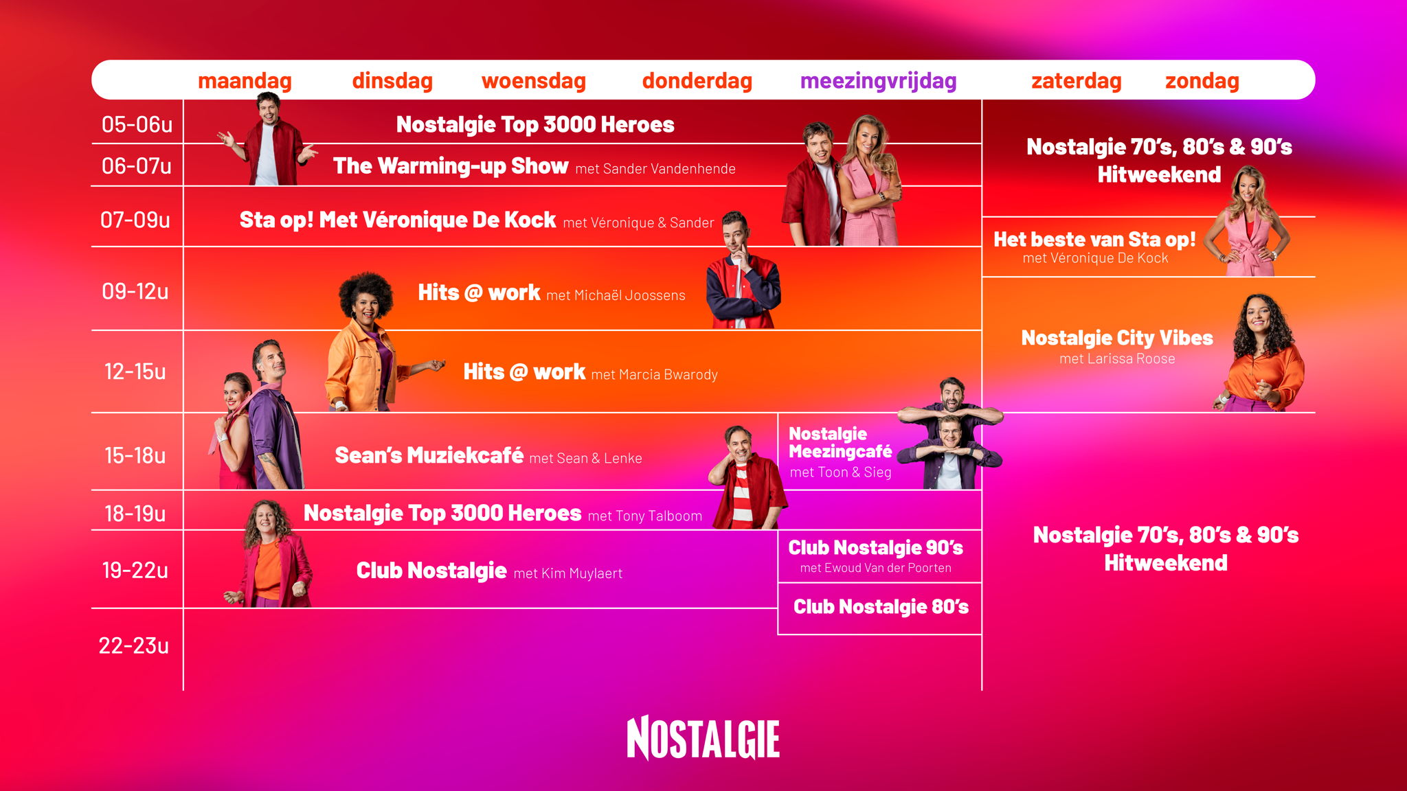 Presentatieschema Play Nostalgie najaar 2025 Presentatieschema Play Nostalgie najaar 2025