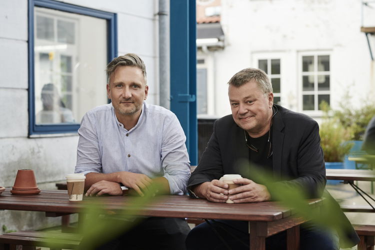 left: Laust Jørgensen, CEO Peytz & Co; right: Christian Peytz, Founder Peytz & Co