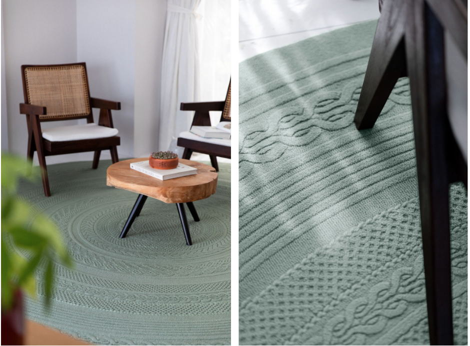 The Iyashi carpet, Ami Collection by AB Concept x Tai Ping. Photography by: Harold de Puymorin