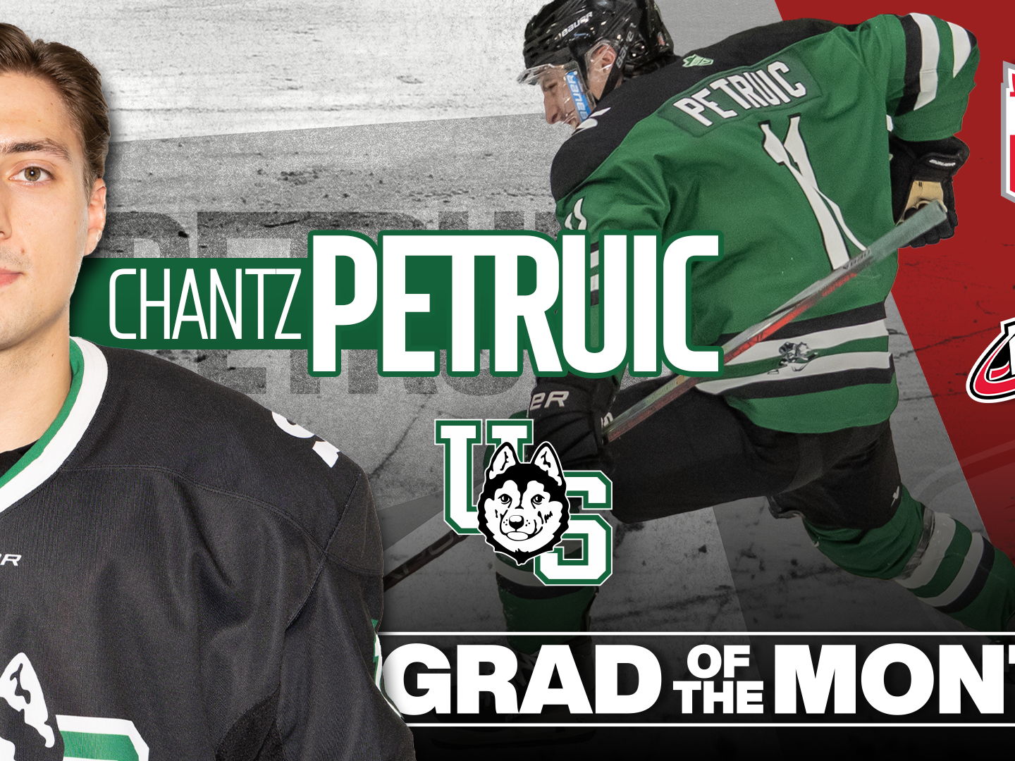 Chantz Petruic named WHL Grad of the Month for February/March