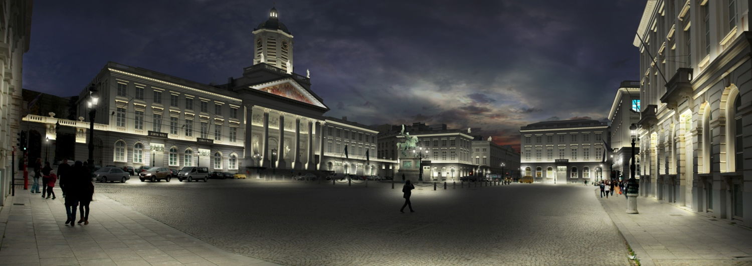 ©Beliris - SM SWECO | West 8 | Cerau - ACT Lighting Design / Studio d’Urbanisme Jean-Pierre Majot