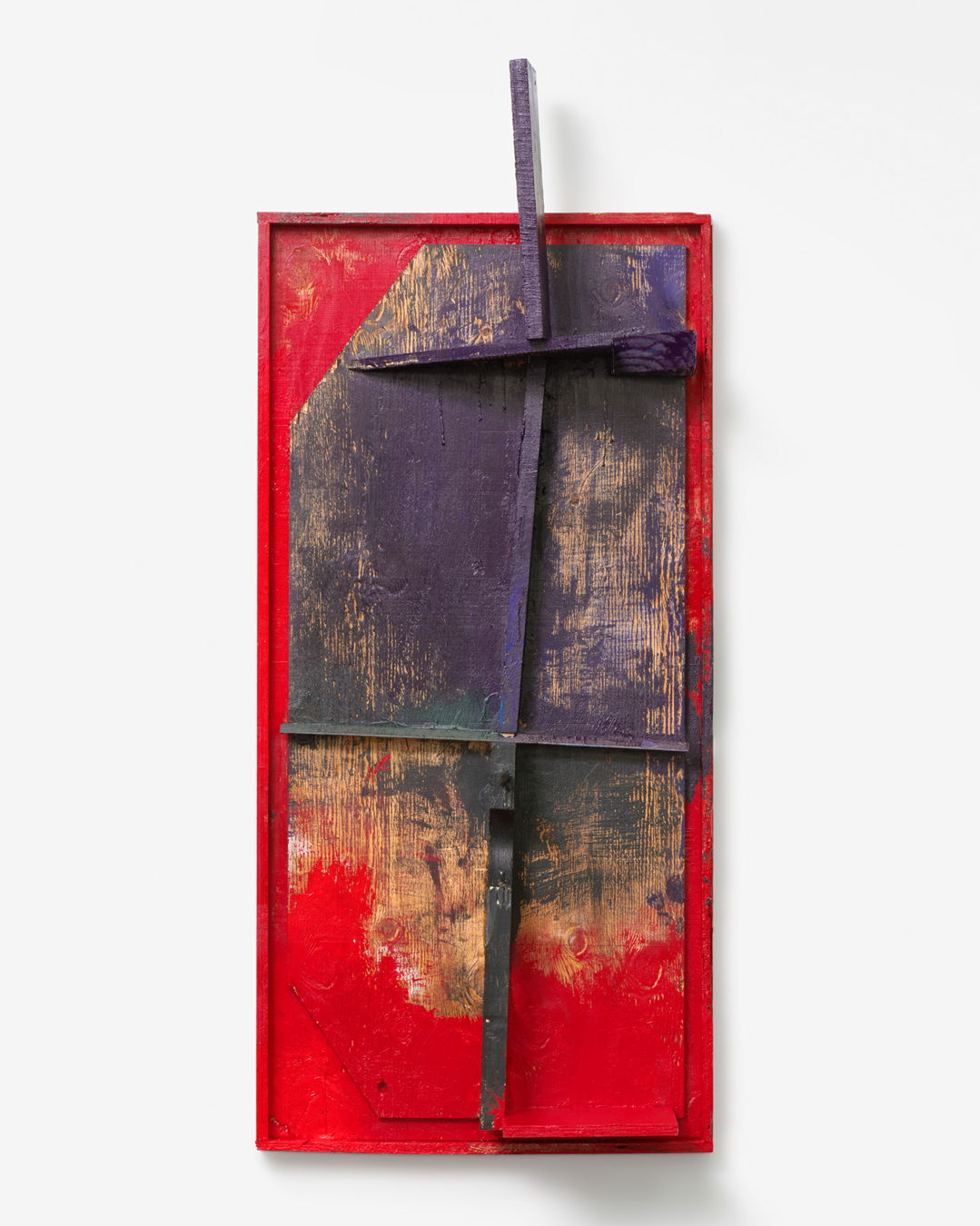 Sterling Ruby REIF. 7238., 2020 wood and paint 111,8 x 48,3 x 21,3 cm Photo-credit : Robert Wedemeyer, Los Angeles Courtesy : the Artist and Xavier Hufkens, Brussels