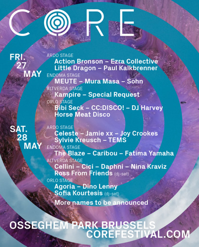 Le CORE Festival annonce les premiers artistes présents