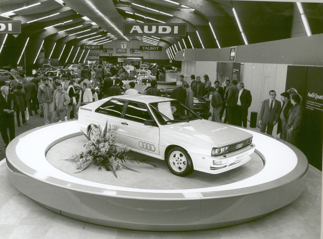 Audi célèbre 40 ans de quattro