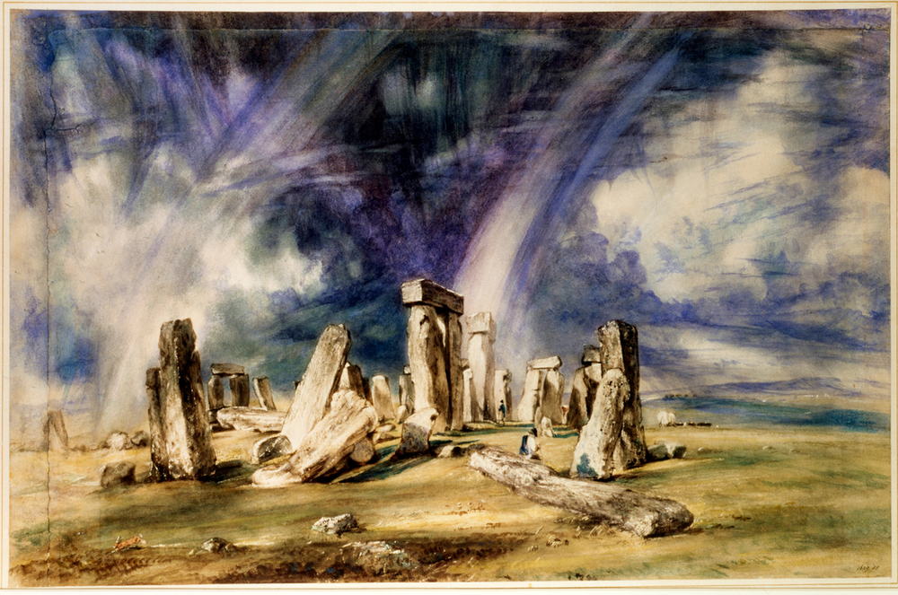 26th October: ​ In 1918, Cecil Chubb gave Stonehenge - which he purchased for £6,600 in 1915 - to the nation. (AKG7493599 “Stonehenge”, 1835. by John Constable © akg-images)