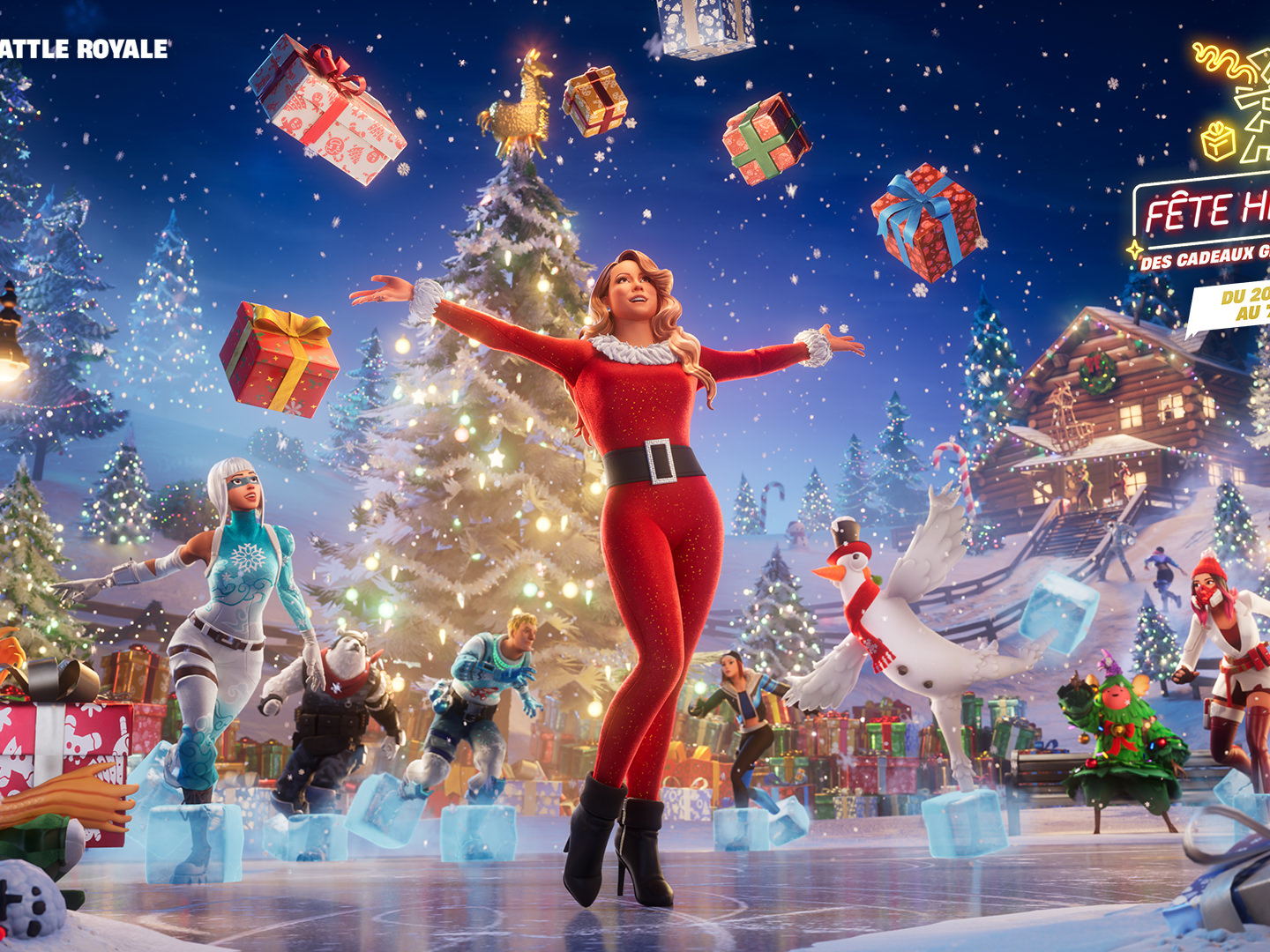 Mariah Carey inaugure la Fête Hivernale 2024 de Fortnite Battle Royale