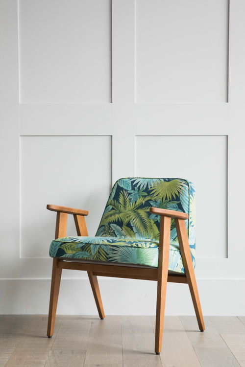 Jozef Chierowski 366 Easy Chair in Deco Print 