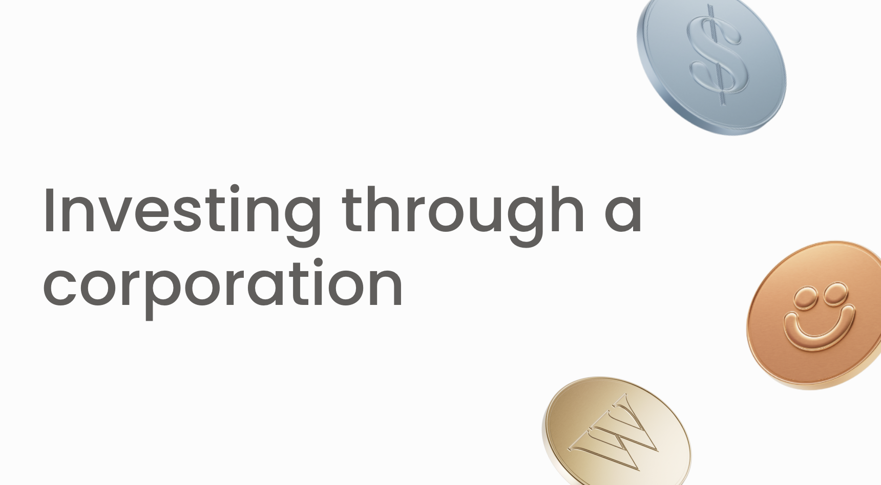 Investing through a corporation