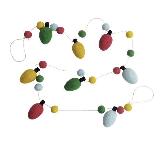 Habitat Garland - Felt Baubles, £10
