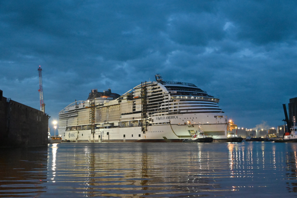 MSC Cruises en Chantiers de l'Atlantique vieren twee belangrijke mijlpalen voor schepen van de World Class