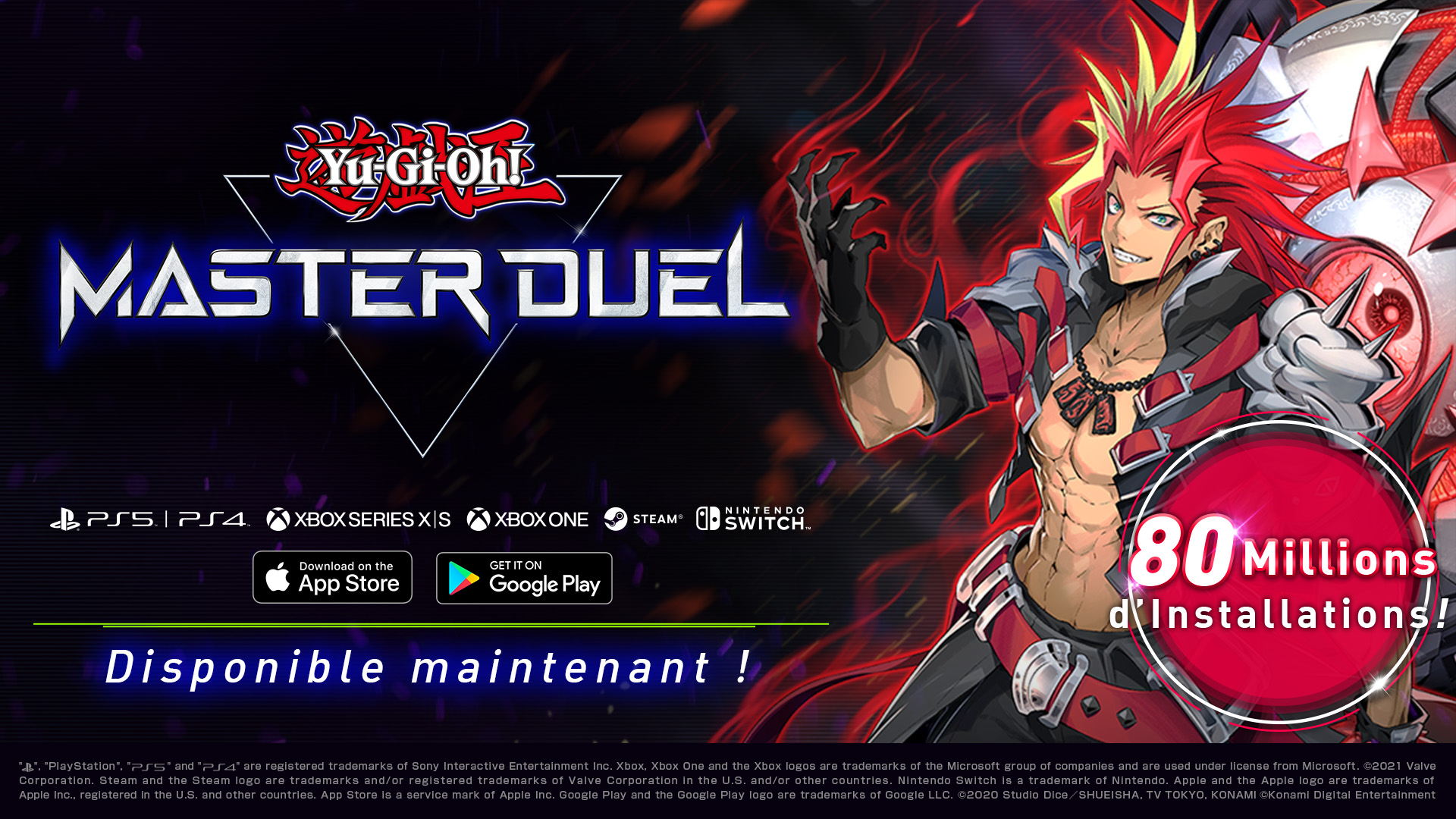 Yu-Gi-Oh! MASTER DUEL dépasse la barre des 80 millions de téléchargements