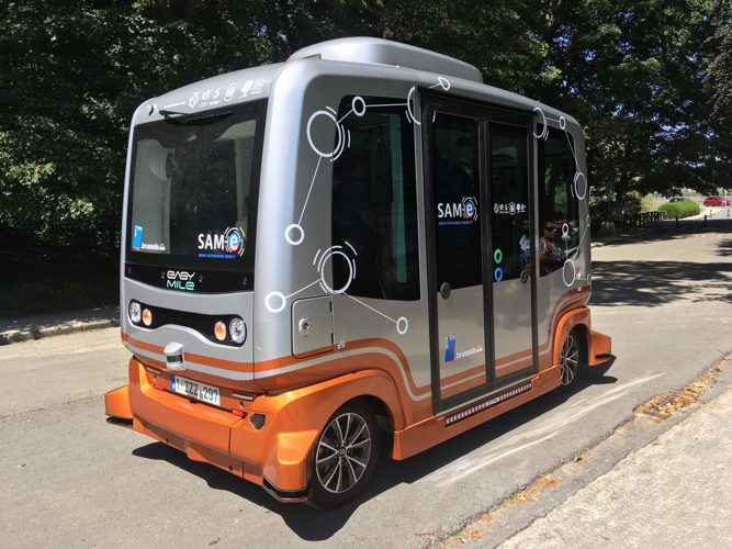 @STIB - SAM-e Le bus navette autonome de la STIB