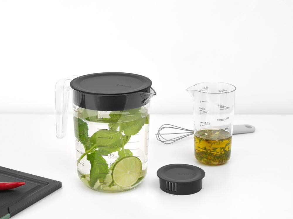 Tasty+ Measuring Jug, Set of 2 - Transparent - 8710755229480 Brabantia_6_NR-41015
