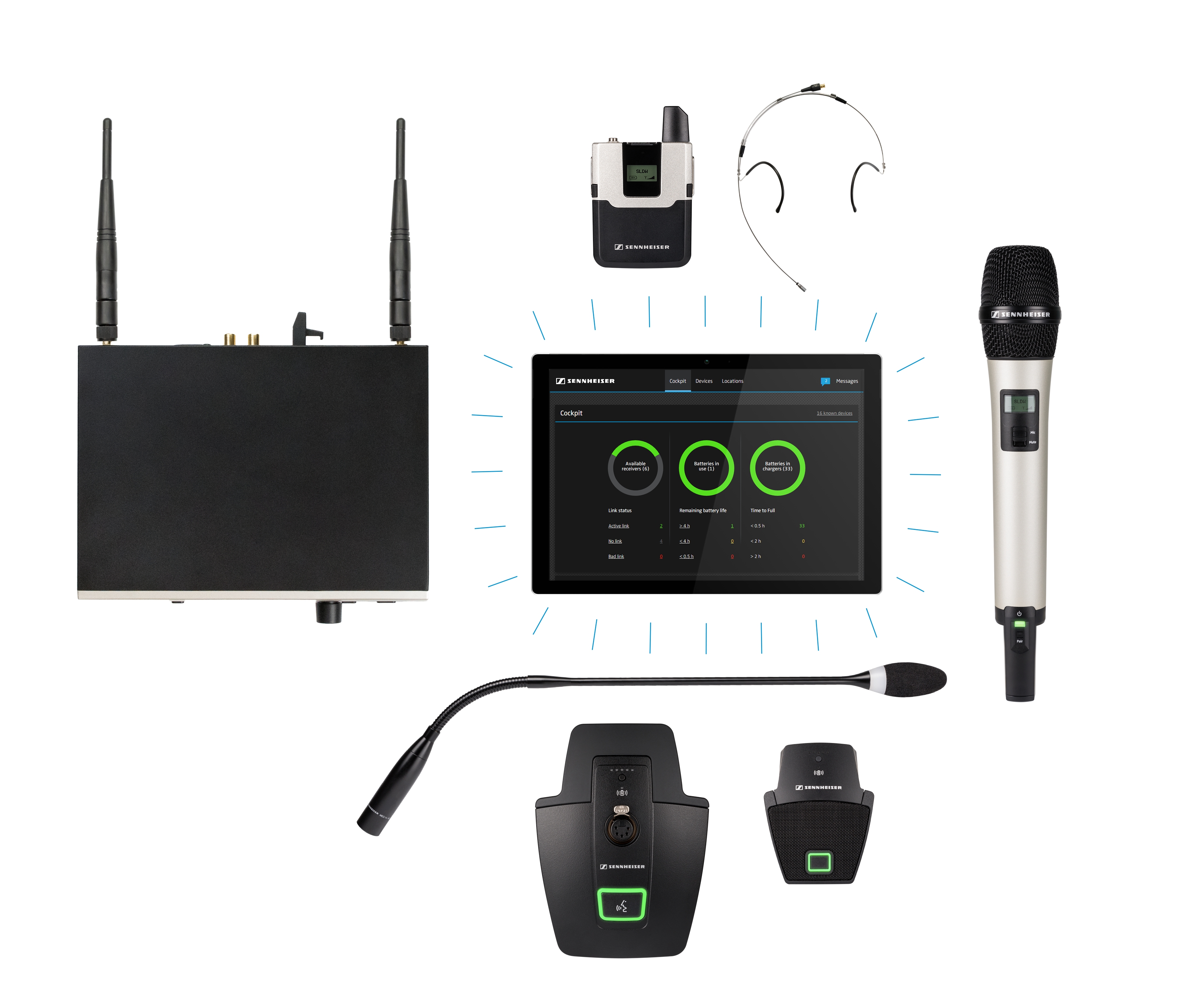 wireless microphone for recording lectures