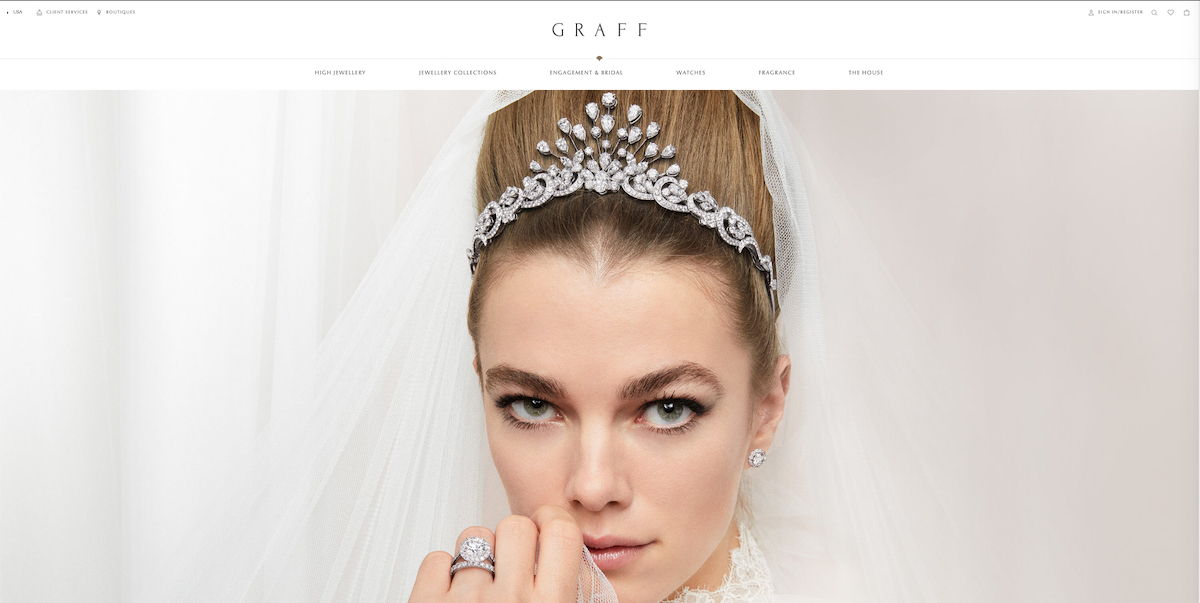 New Graff website by Emakina enchants high jewellery lovers