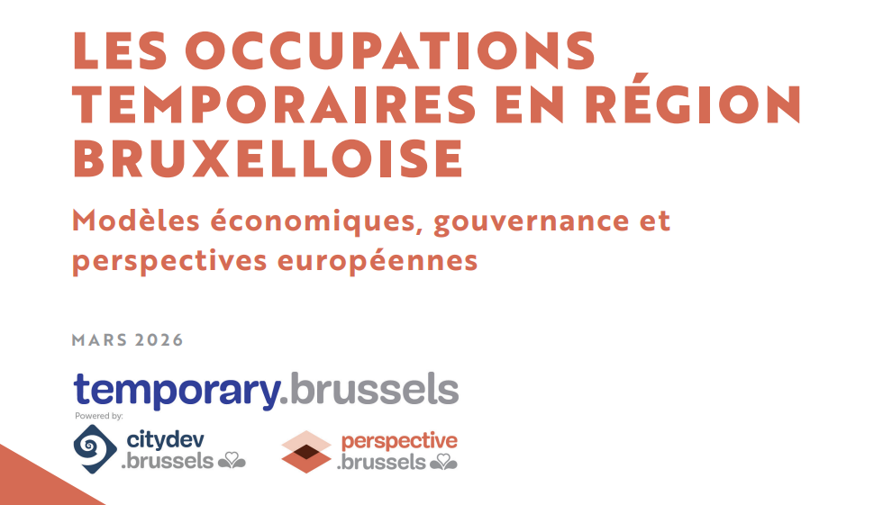 Une première étude sur le paysage des occupations temporaires en région bruxelloise