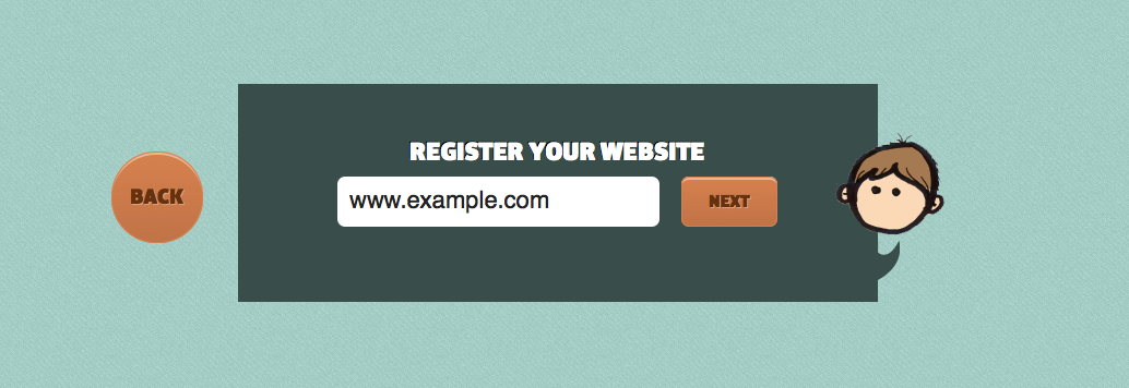 URL inscription - focus