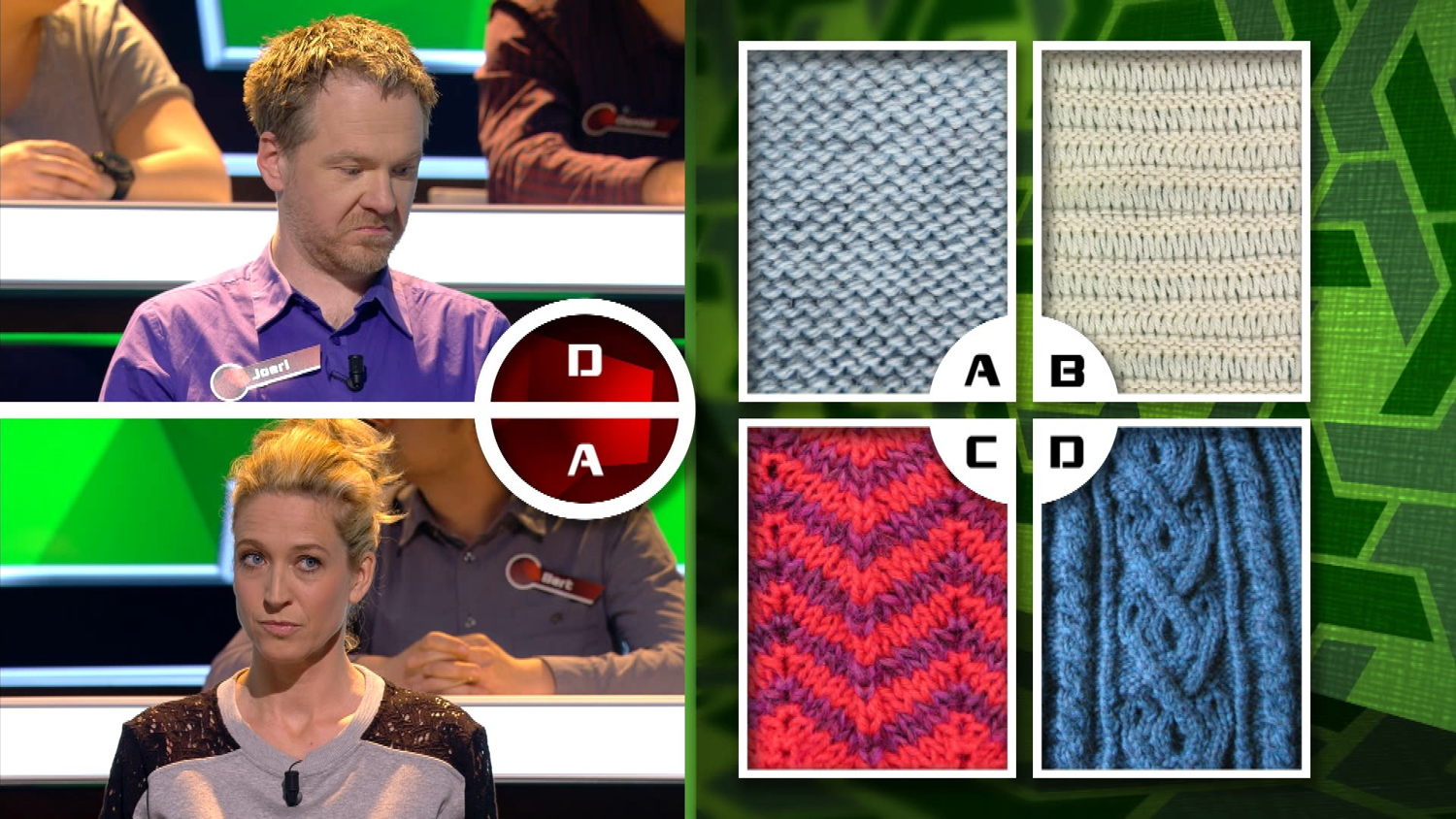 De derde ronde: wie van de vier? (c) VRT