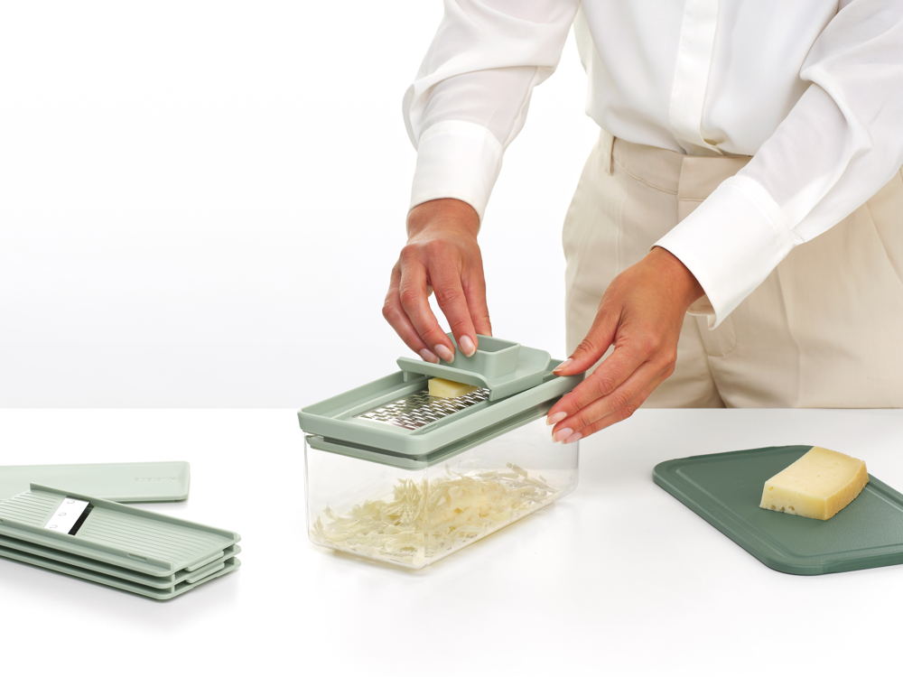 Tasty+ Slicer and Grater Set - Jade Green - 8710755145469 Brabantia_6_NR-40989