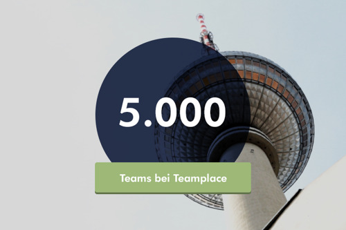 Meilenstein für Teamplace: Über 5.000 Teams zusammen erfolgreich in der Cloud