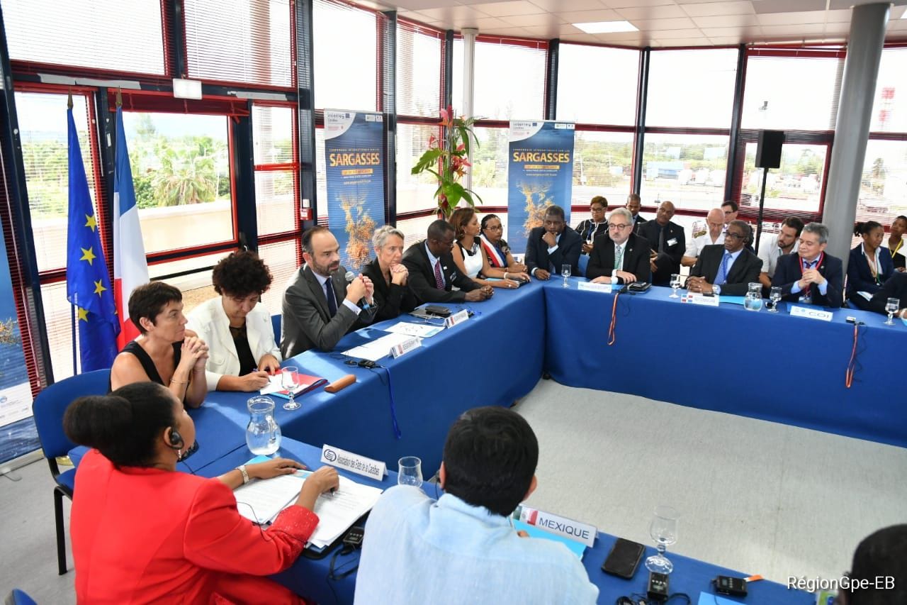 Summit of the International Conference of Sargassum. © Regional Council of Guadeloupe 