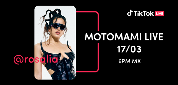 Rosalía anuncia show único en TikTok LIVE para presentar su nuevo álbum MOTOMAMI, este 17 de marzo