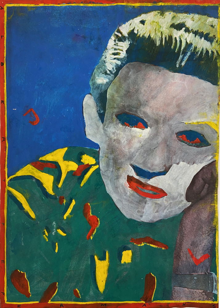 Jerry Lee Lewis, 30 x 21, acrylic on paper, 1983
