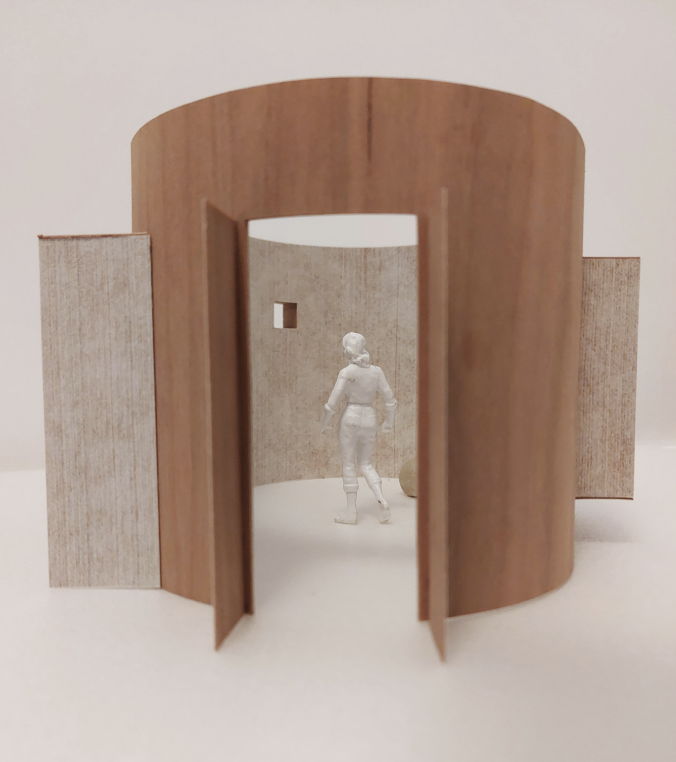 Maquette Paardsdemerkapel Leander Venlet & Pauline Clarot