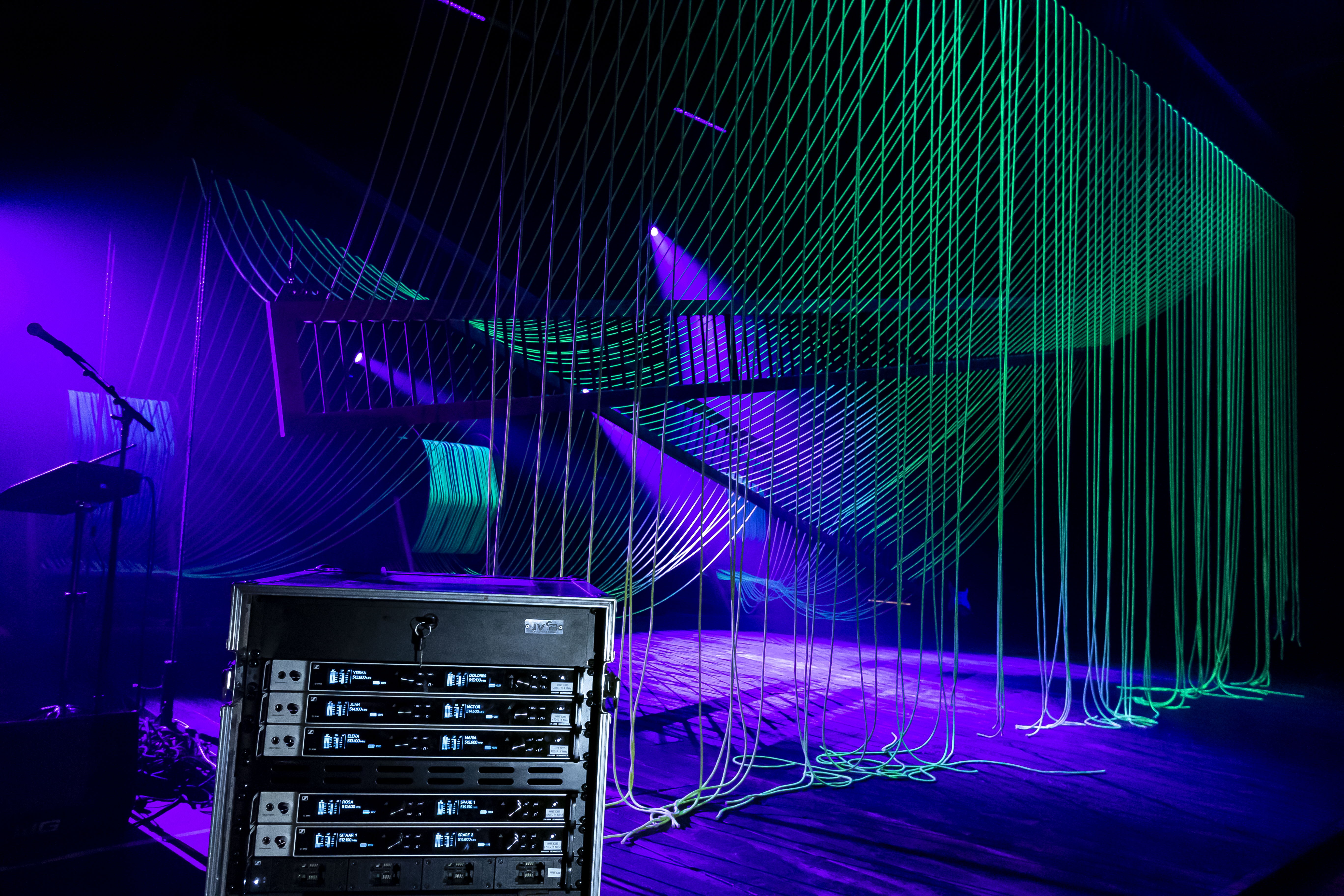 Digital 6000 Rack at stage – the system offers a stress-free experience even in congested RF environments ​ ​ Picture courtesy of Het Nationale Theater