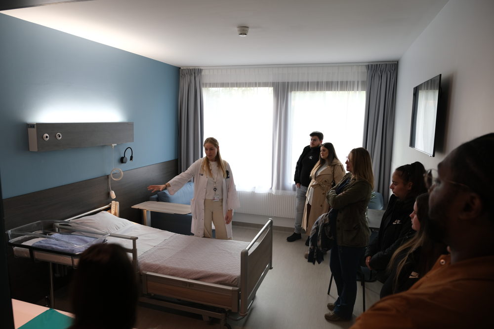 Presentatie van kamers aan ouders