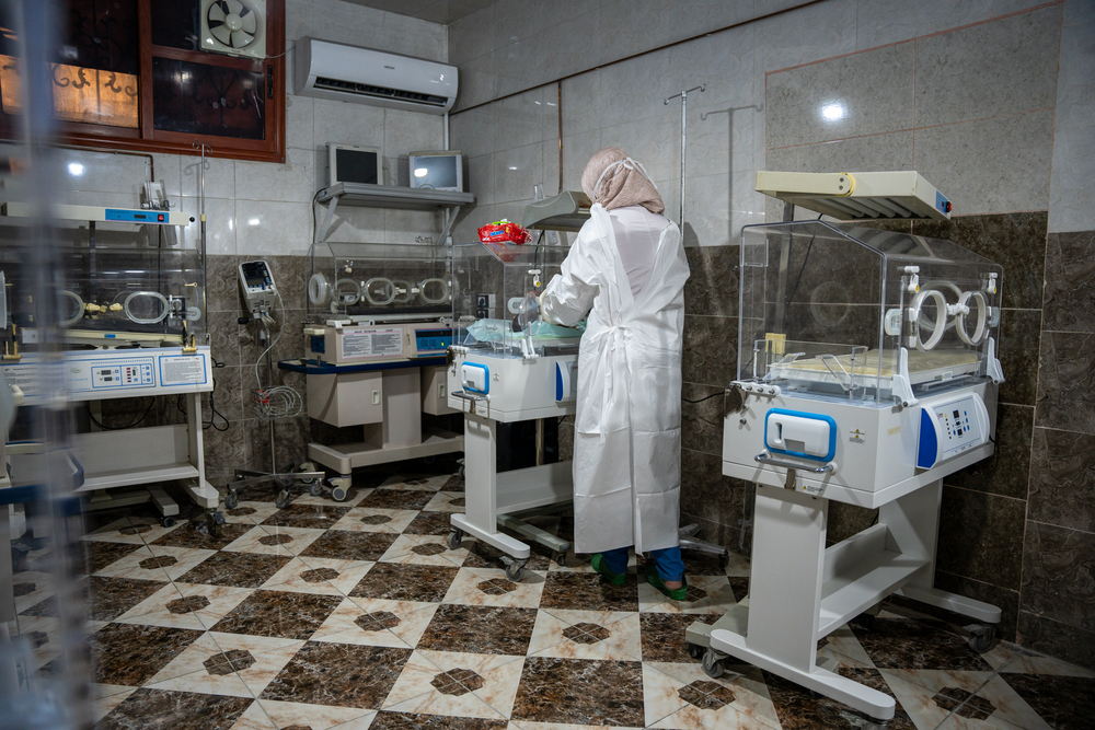 Hospital apoyado por MSF en la gobernación de Idlib. © Abdulrahman Sadeq/MSF