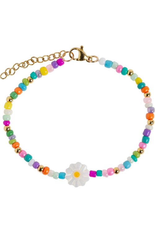 Juttu_SS24_Timi_Brace TI Tove Daisy Flower Colorful Bead Summer Bracelet_JUTTU_€19,95