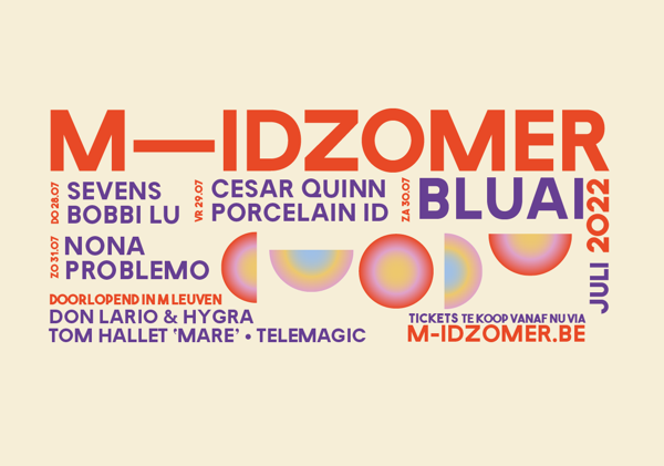 Line-up complete! Counting down to M-IDZOMER!