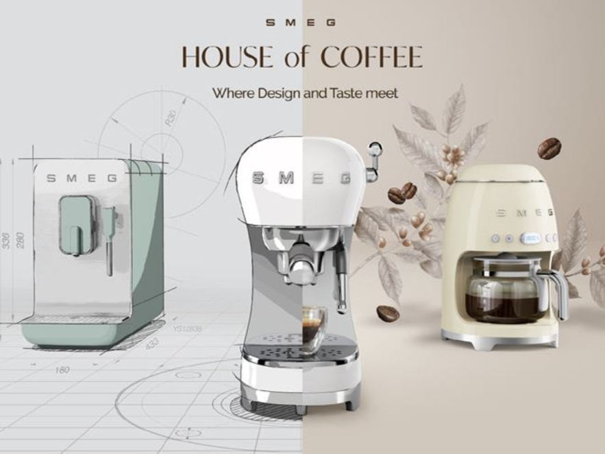 Smeg lanceert House of Coffee, een ontdekking voor elk type koffieliefhebber
