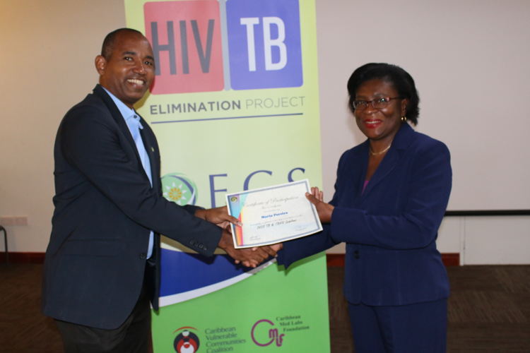 Presentation of participation certificates.