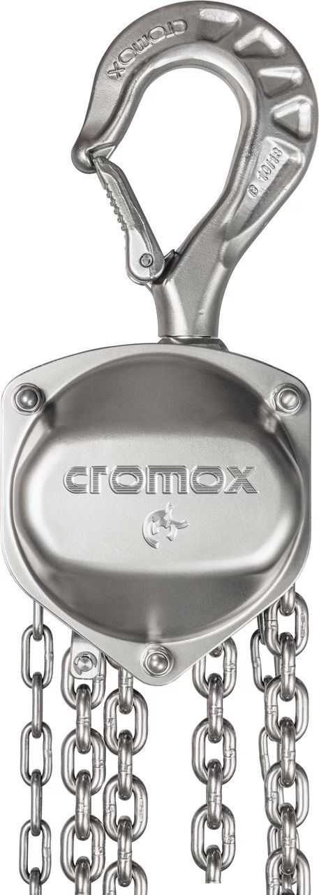 The cromox® Chain Hoist (CCH) is available from 0.63t to 3t capacity.