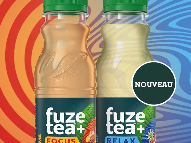 Fuze Tea lance 'Fuze Tea+' : 'Relax' et 'Focus'