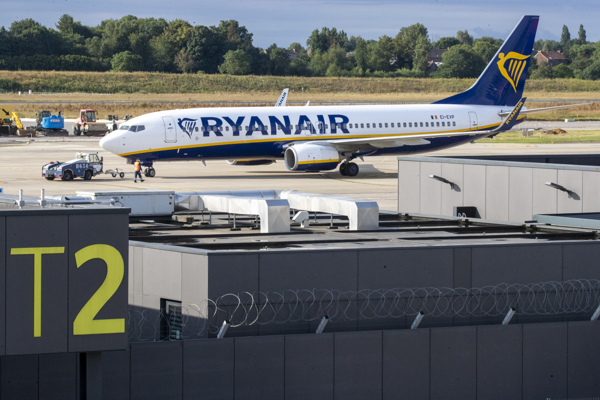 Almost 60 flights cancelled at Charleroi due to Ryanair pilots' strike