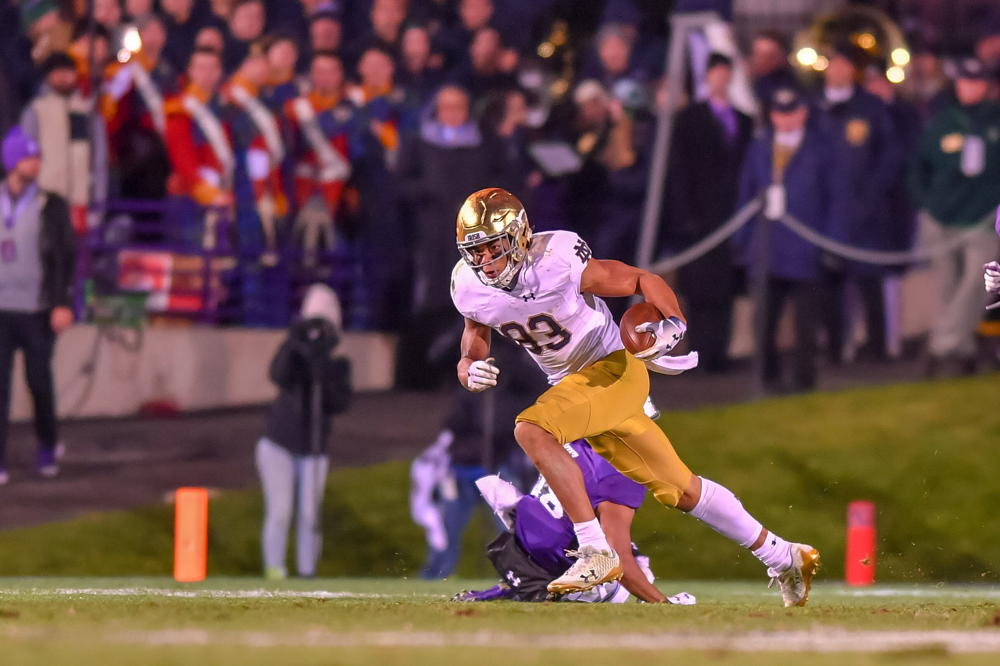No. 02 - Chase Claypool (Fighting Irish Media)