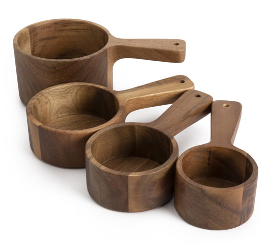 Habitat Global Wooden Measuring Cups, £12