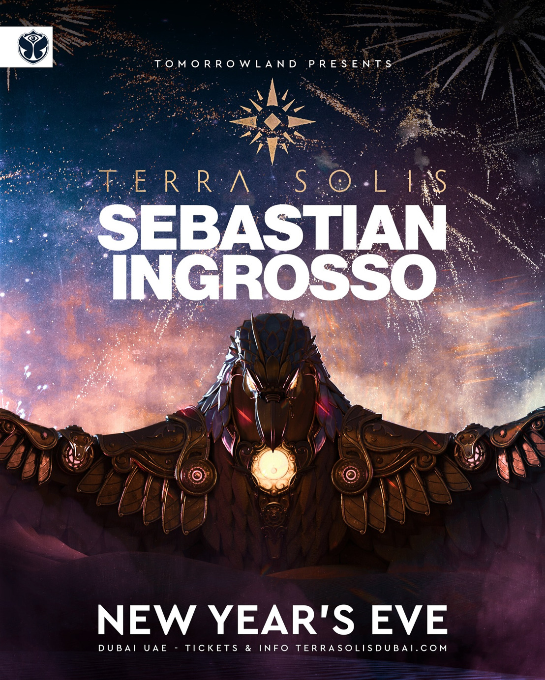 Celebrate New Year's Eve with Sebastian Ingrosso at Terra Solis by Tomorrowland