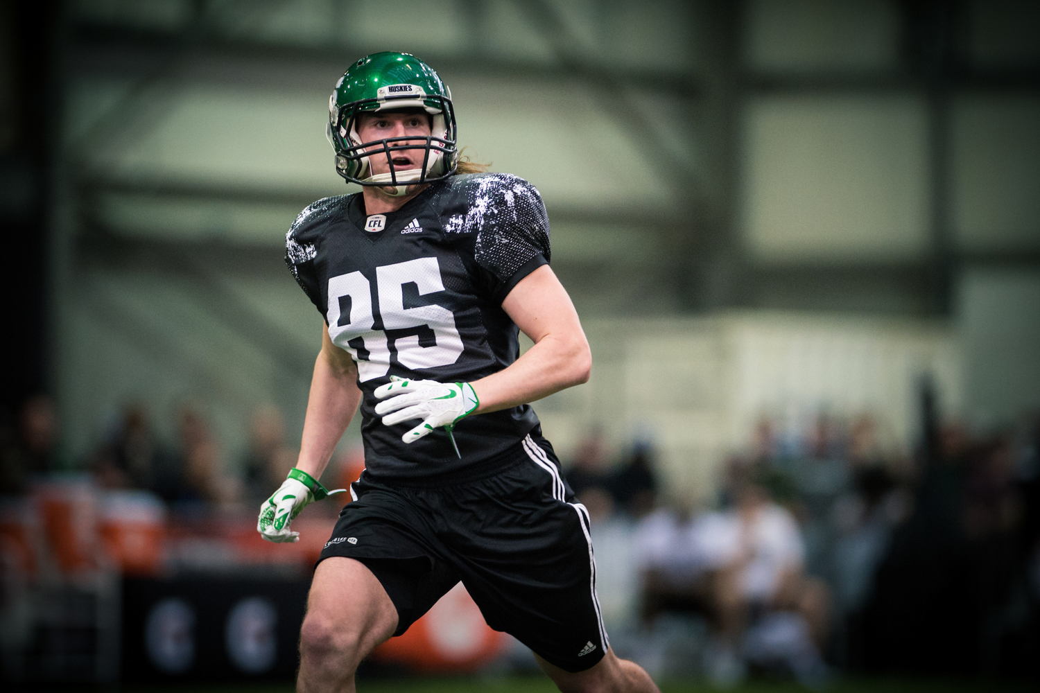 Mitchell Hillis at the CFL Combine presented by adidas. Photo credit: Johany Jutras/CFL