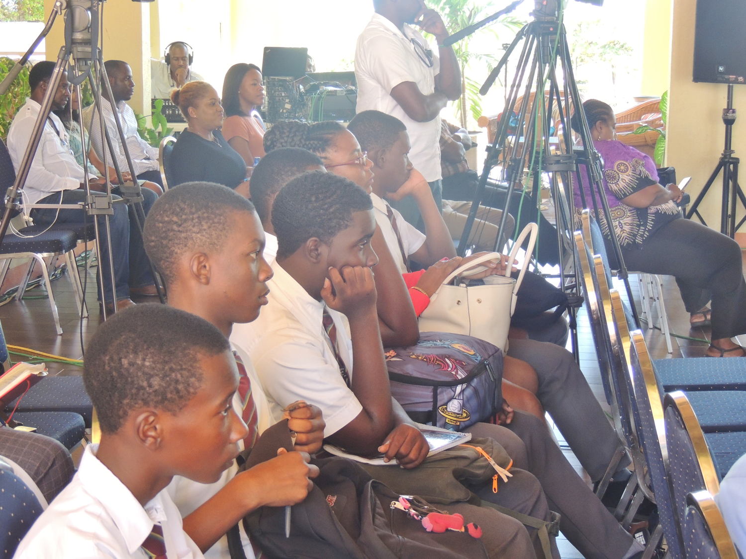 Grenadian students were among those in attendance