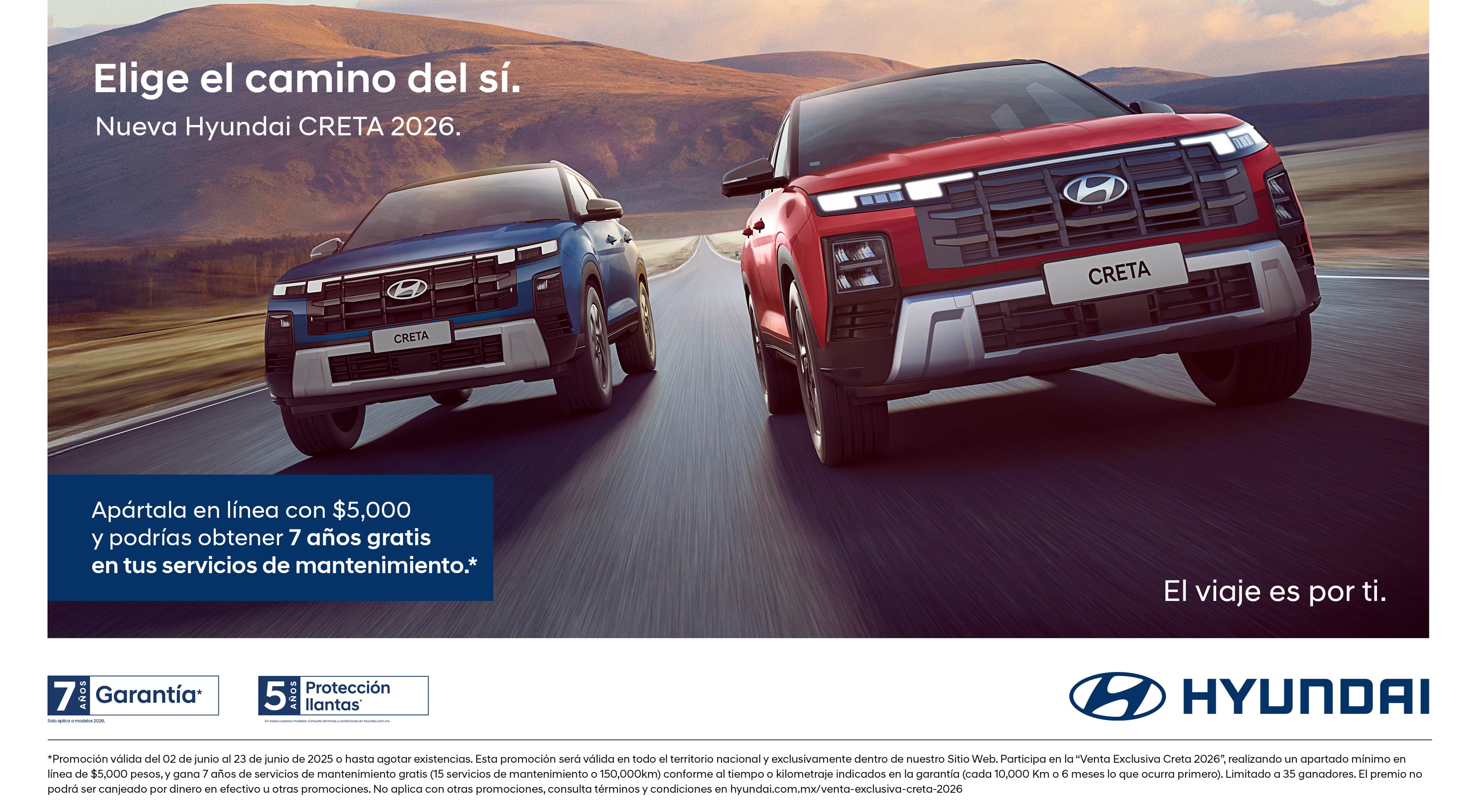El próximo gran “SÍ” empieza aquí: Hyundai Motor de México da a conocer la Venta Exclusiva de la nueva Hyundai Creta 2026
