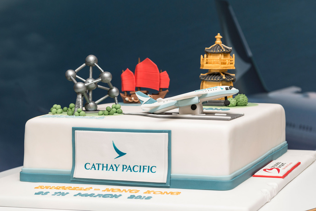 Cathay Pacific operates first non-stop flight from Brussels to Hong Kong