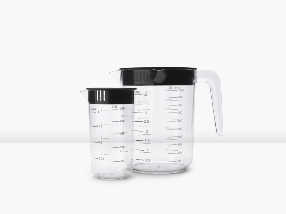 Tasty+ Measuring Jug, Set of 2 - Transparent - 8710755229480 Brabantia_6_NR-41226