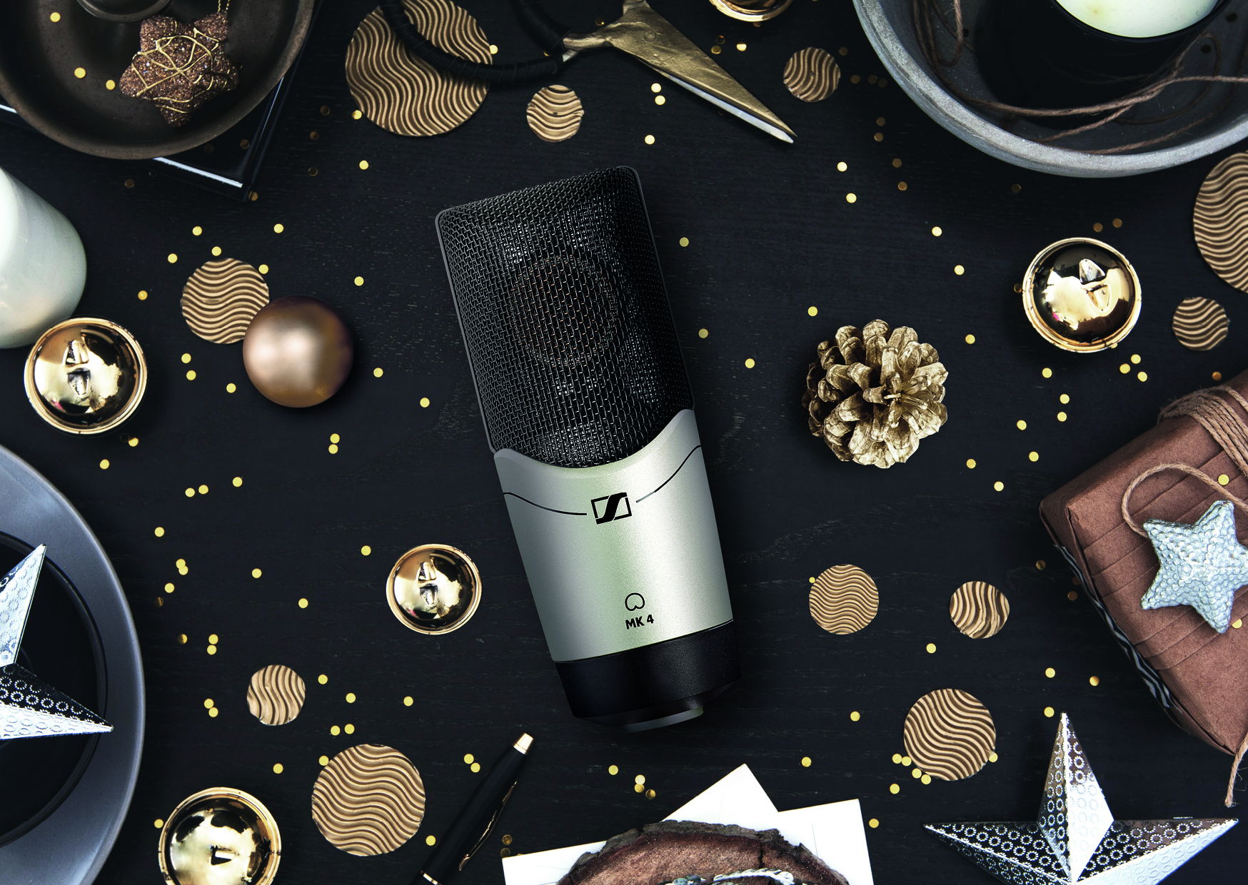Sennheiser’s MK 4 cardioid true condenser microphone brings professional quality to recordings